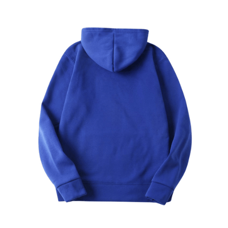 Sweat pull jolie à capuche homme femme couleur bleu