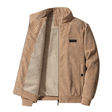 Veste décontracté en velours côtelé pour homme couleur khaki