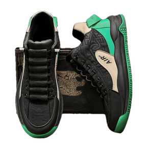 Chaussures rehaussantes pour hommes. Sport, Quotidien et office - Chaussure Homme - Noir Vert - 39 - chaussure - Chaussures