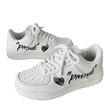 Chaussure Basket basse pour Femme avec coeur heart bonix sport