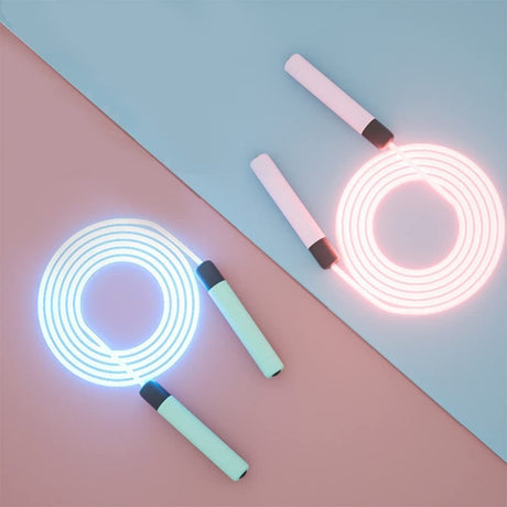 Corde à Sauter Lumineuse LED – Enfants & Adultes - corde a sauter - Bleu - Accessoires junior - Corde à sauter