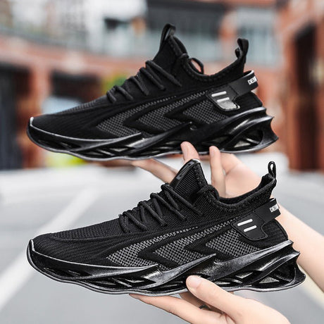 Chaussures de Running Casual pour Homme - Légères et Respirantes - chaussures homme - Black - 39 - chaussures homme - chaussures légères