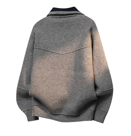 Cardigan Jacket Homme Confortable et Chaud pour Automne - Hiver - veste homme - Gris - 3XL - haute pour homme - hommes