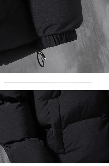 Veste à capuche coupe vent pour homme - veste chaud - Noir - 2XL - coupes vents homme - Hauts homme